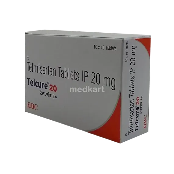 telcure 20mg tablet 15's
